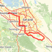 A ride mapped on 04/07/2012