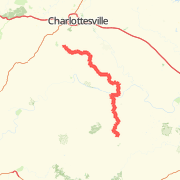 Charlottesville KOA to Bear Creek Lake SP