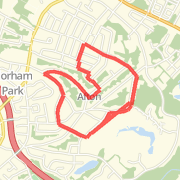 A run mapped on 04/09/2012