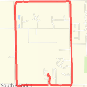 5.25 mi Run in Hudsonville on Apr 11, 2012 7:10 PM