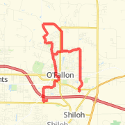 12.73 mi General Road Cycling in O\'Fallon on Apr 12, 2012 3:21 PM