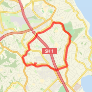 10 km hilly run