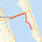 Rykman Park to Melbourne Causeway Run  and Back 