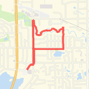 Fridley 5k Route