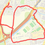 3.22 mi Walk on 16 avr. 2012 20:25
