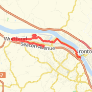 10.23 mi Road Cycling in Russell on Apr 19, 2012 7:29 PM
