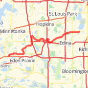 A ride mapped on 04/20/2012