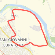 5.92 km Run in San Giovanni Lupatoto on 20/apr/2012 19:28