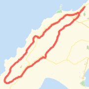 Nefyn llyn route Aug 2007 - approx route