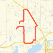 9.58 km Road Cycling in Holland on Apr 20, 2012 7:49 PM