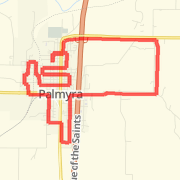 11 miles in Palmyra