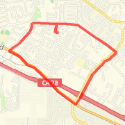 A run mapped on 04/21/2012