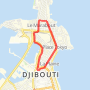 3 mile around Djibouti
