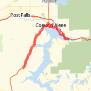 51.52 mi Road Cycling in Coeur d\'Alene on Apr 22, 2012 5:54 PM