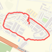 2.14 kilometer Run/Jog on Apr 23, 2012 at 06:46 pm