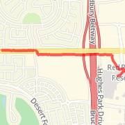 1.06 mi Walk in Las Vegas on Apr 23, 2012 9:15 PM