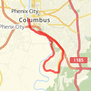 Chattahoochee Challenge Olympic Bike Course