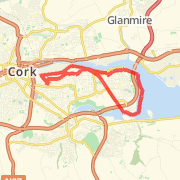 victora avenue - marina - blackrock castle - railway track - marina - pond - through the park - vict