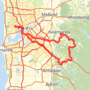 Leederville-Como-Kalamunda return