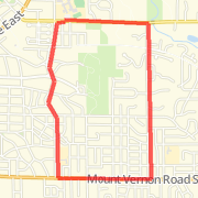 Rectangle down to Mt Vernon rd to 34th