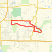 Down IE Trail and take Deer Path in Green Valley