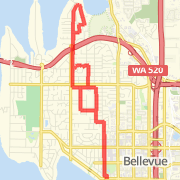 Bellevue Park with Yarrow and back up 92nd