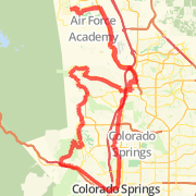 AFA Garden of the Gods route Bike Ride route image