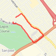 1.27 mi Trail Run in San Jose on May 2, 2012 8:13 PM