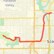 Indian Bend &amp; Hayden to Camelback to TOP and Back