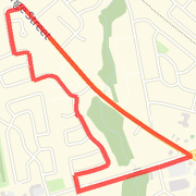 10k run around D'Ambrosio/Young St