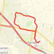 Ernest Wanke Rd, Parkhill Dve &amp; Princes Hwy, Berwick 10km Loop
