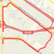 5.02 mi Trail Run in San Jose on May 3, 2012 7:25 PM
