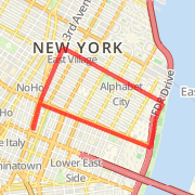 A run mapped on 05/04/2012