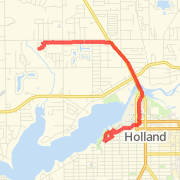7.46 km Road Cycling in Holland on May 5, 2012 7:49 AM