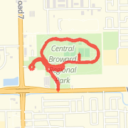 3.29 mi Run in Lauderhill on May 5, 2012 7:59 AM
