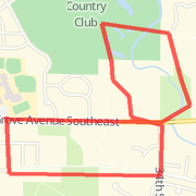 Run through the meadow and back on trail