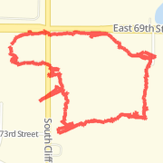 1.84 mi Walk in Sioux Falls on May 5, 2012 8:48 PM
