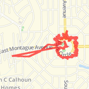 5.63 mile Run/Jog in North Charleston on May 6, 2012 at 09:17 am