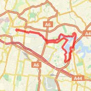 28.42 km Road Cycling in Meadowbank on 07/05/2012 7:45 AM