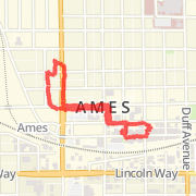 1.54 mile Dog Walk in Ames on May 7, 2012 at 01:07 pm