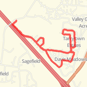 5.16 mi Run in Smyrna on May 8, 2012 5:59 AM