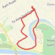 3.04 km Run in Palmerston North on 9/05/2012 6:33 AM