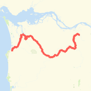 A ride mapped on 05/08/2012