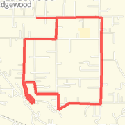 108th, 36th, 114th, down to 110th Elementary School loop