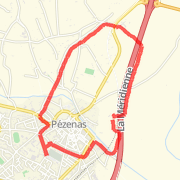 3.81 mi Walk in P&eacute;zenas on 9 May 2012 13:32