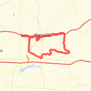 A ride mapped on 05/09/2012