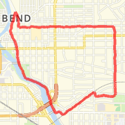 4.59 mile Sprints in South Bend on May 9, 2012 at 05:41 pm