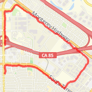 5.03 mi Trail Run in San Jose on May 10, 2012 8:37 PM