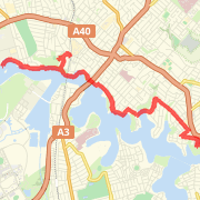 19.32 km Road Cycling in Meadowbank on 12/05/2012 9:08 AM