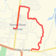 6.26 mi Run in Smyrna on May 11, 2012 7:46 PM